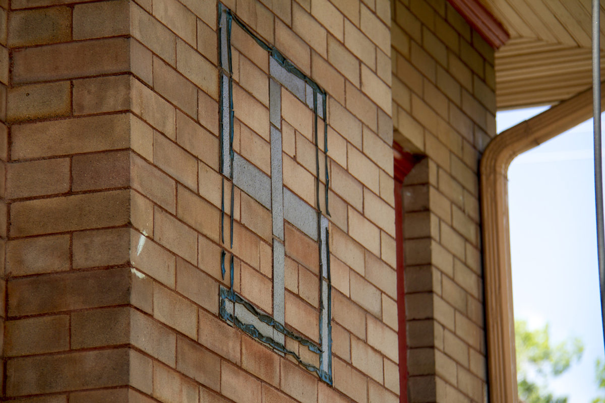 Yes, this Denver house with a brick swastika was built before the