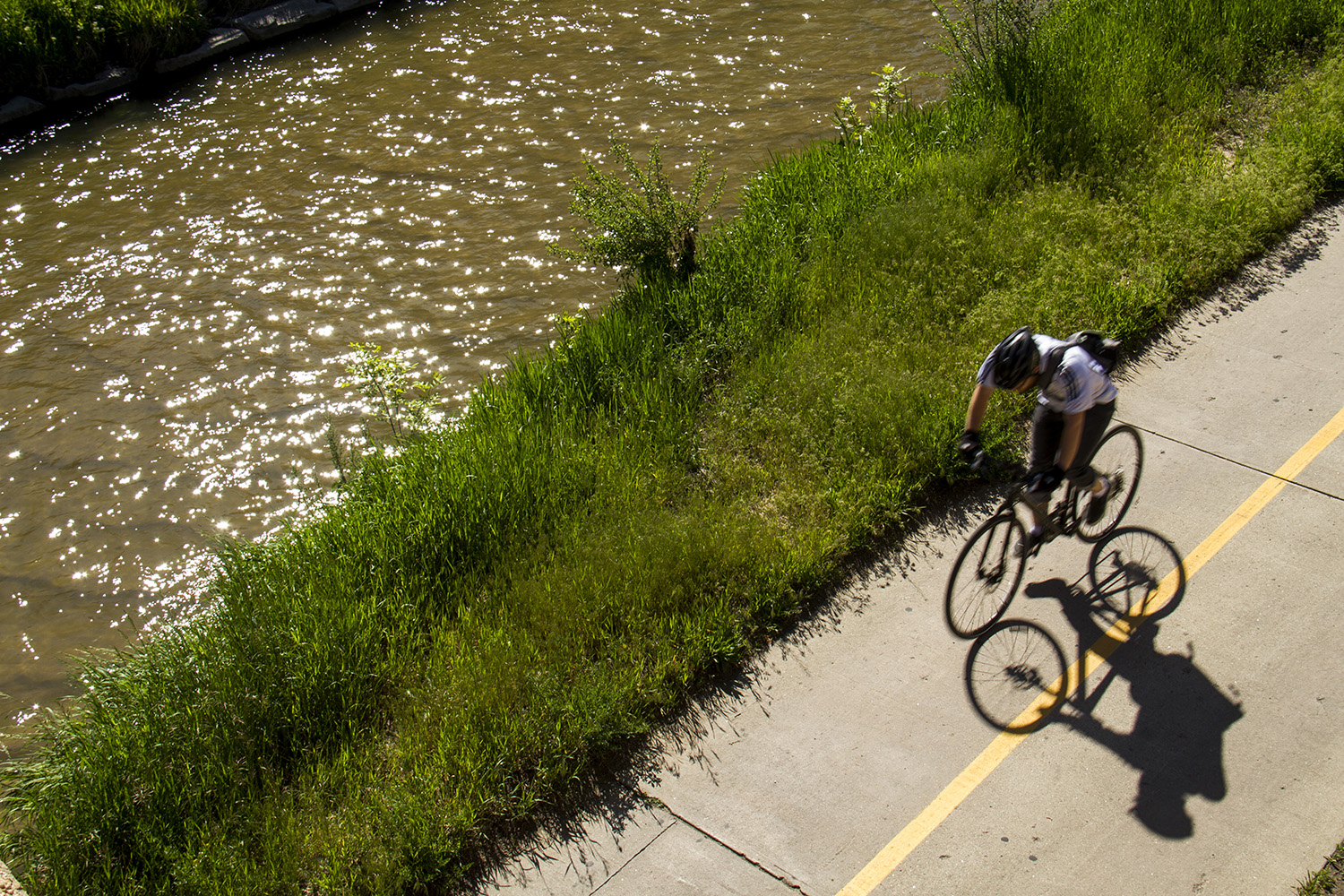 Views of the Cherry Creek trail in downtown Denver.
denver; denverite; colorado; cherry creek; trail; bridge; water; recreation; downtown; kevinjbeaty