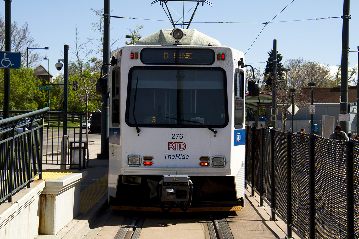 An RTD train parked at the end of the line in Five Points.
train; rtd; rail; transportation; denverite; denver; colorado; kevinjbeaty