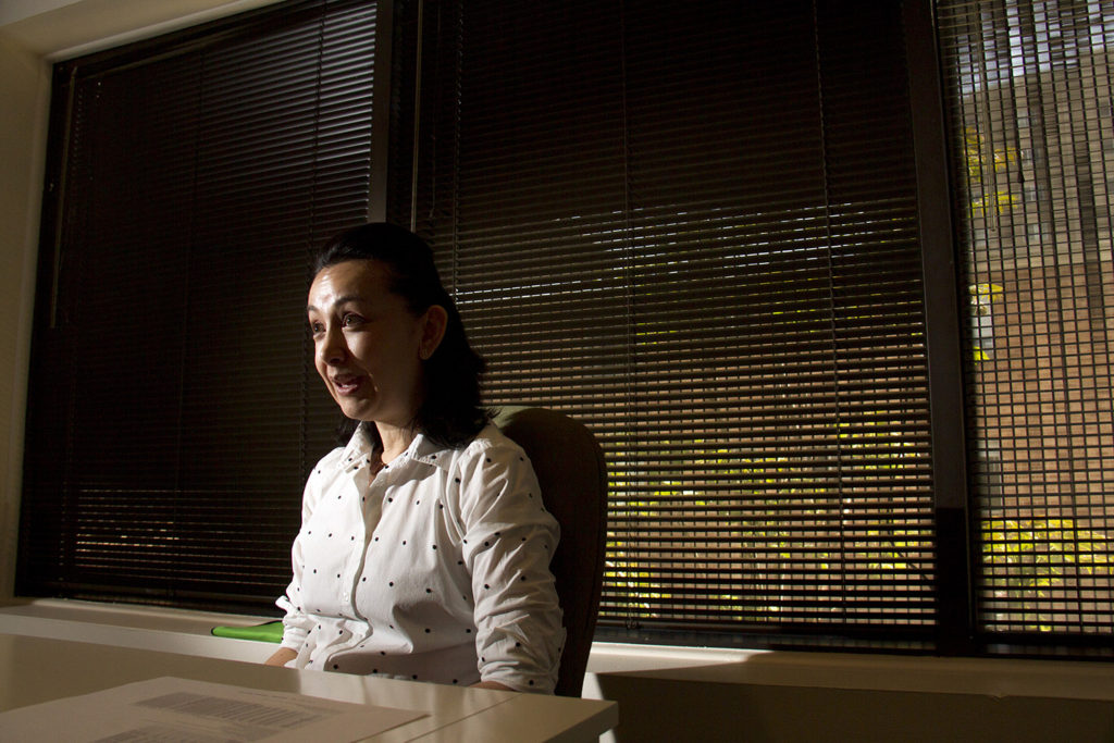 Immigration attorney Belén Albuja speaks about DACA cases in her office conference room. daca; belen albuja; immigration; citizenship; deportation; denver; colorado; denverite; kevinjbeaty; dapa;