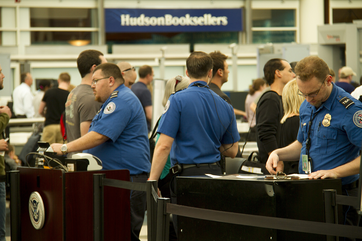 Security lines at DIA. (Kevin J. Beaty/Denverite)