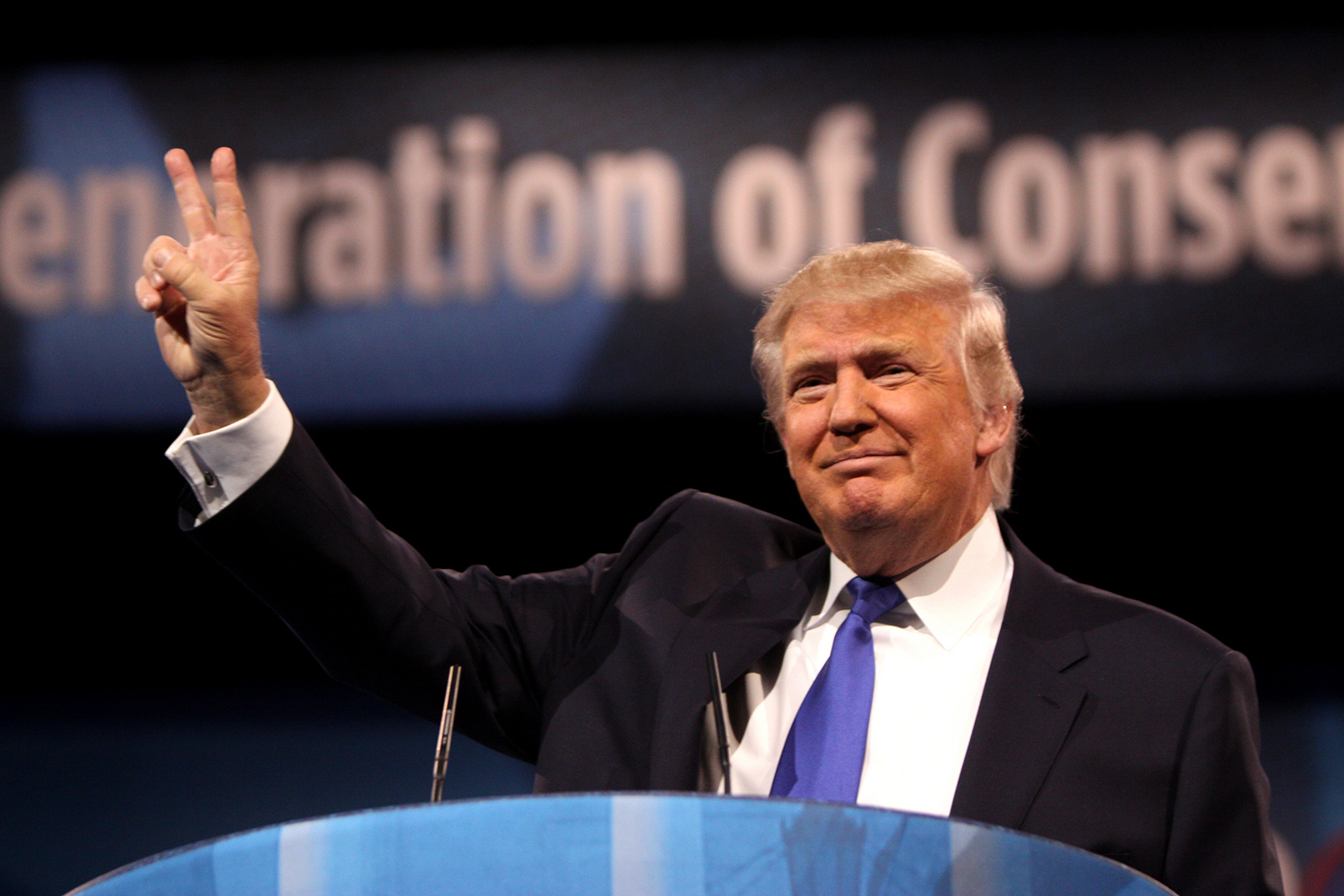 Donald Trump speaking at the 2013 Conservative Political Action Conference (CPAC) in National Harbor, Maryland. (Gage Skidmore/Flickr)
donald trump; politics; creative commons; presidential race; election; gage skidmore; flickr; denverite; donaldtrump;