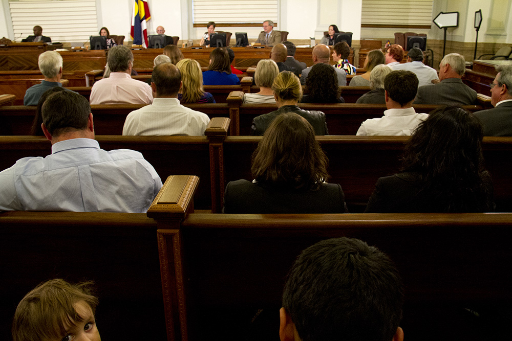 A Denver City Council meeting. (Kevin J. Beaty/Denverite)