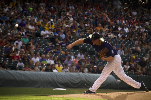 Jon Gray. Colorado Rockies vs San Diego Padres. June 11, 2016. (Kevin J. Beaty/Denverite)
rockies; colorado; baseball; denver; coors field; jon gray; kevinjbeaty; denverite;