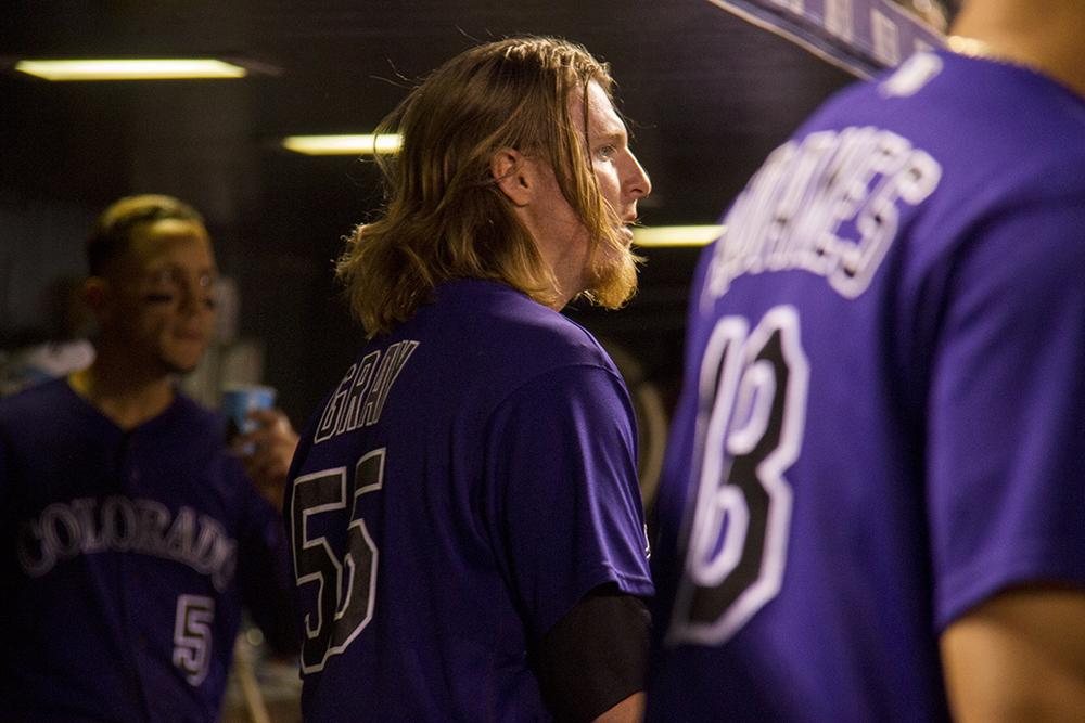 Jon Gray. Colorado Rockies vs San Diego Padres. June 11, 2016. (Kevin J. Beaty/Denverite)
rockies; colorado; baseball; denver; coors field; jon gray; kevinjbeaty; denverite;