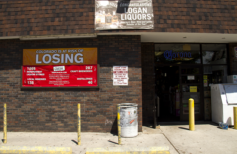 Logan Liquors in Denver's Speer neighborhood. (Kevin J. Beaty/Denverite)
logan liquors; retail; beer; kevinjbeaty; denverite; denver; colorado;