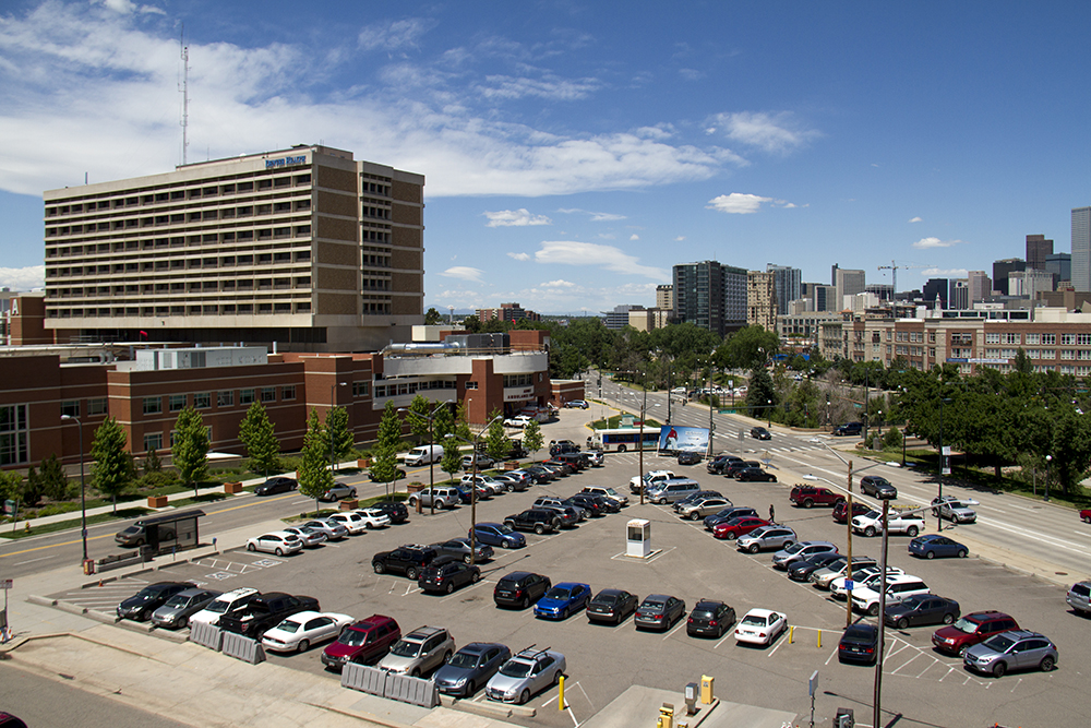 Denver Health on Bannock in Lincoln Park. (Kevin J. Beaty/Denverite)
denver health; hospital; healthcare; denver; denverite; kevinjbeaty; colorado;
