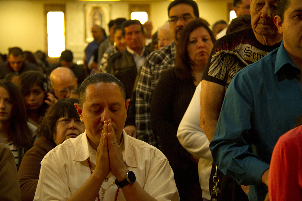 Easter Sunday service at our Lady of Grace, the local Catholic church in Elyria-Swansea. (Kevin J. Beaty/Denverite)
elyria; swansea; denver; colorado; kevinjbeaty; denverite;