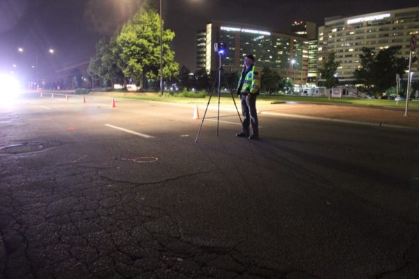 An image released by the Aurora Police Department shows the scene where a pedestrian was fatally struck, near Scranton Street and East Colfax Avenue. Courtesy Aurora Police Department