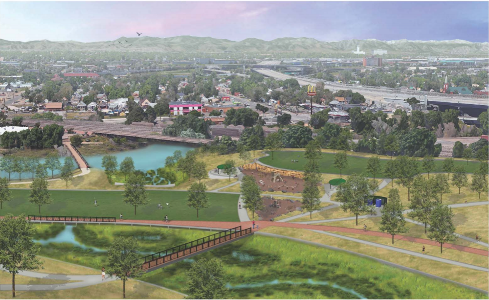 Here's the latest plan for Globeville Landing Denverite, the Denver site!
