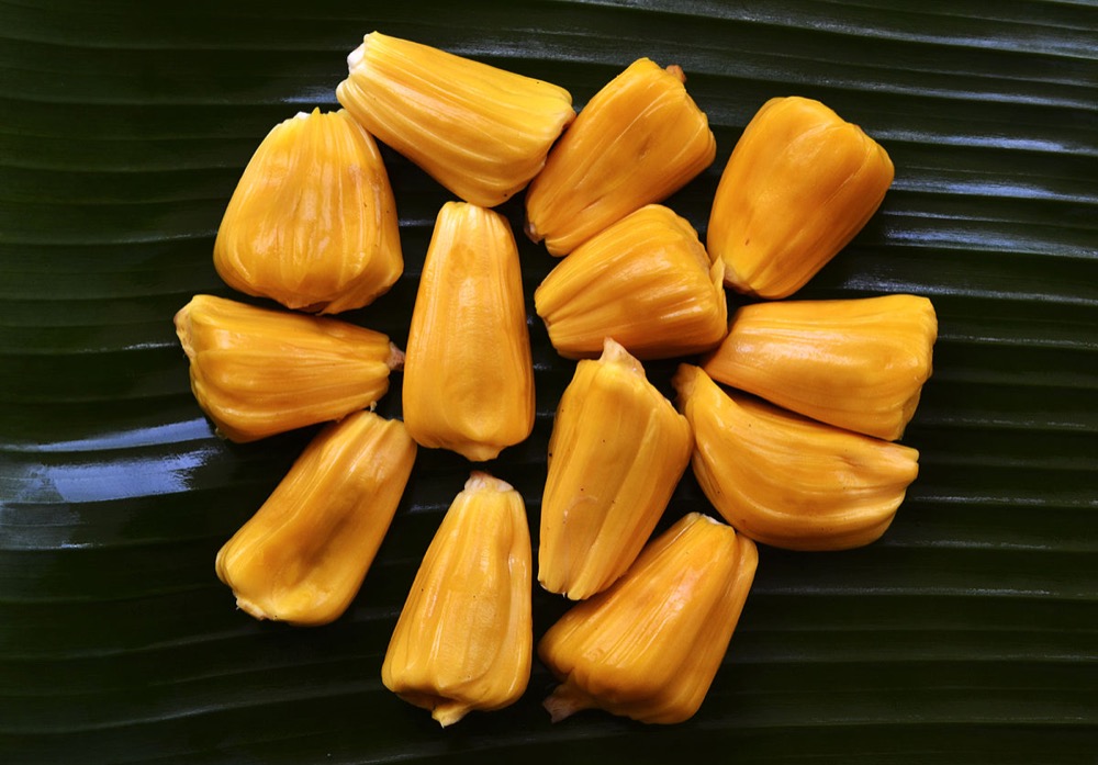 The flesh of a jackfruit. (Mullookkaaran/Wikimedia/CC BY-SA 3.0)