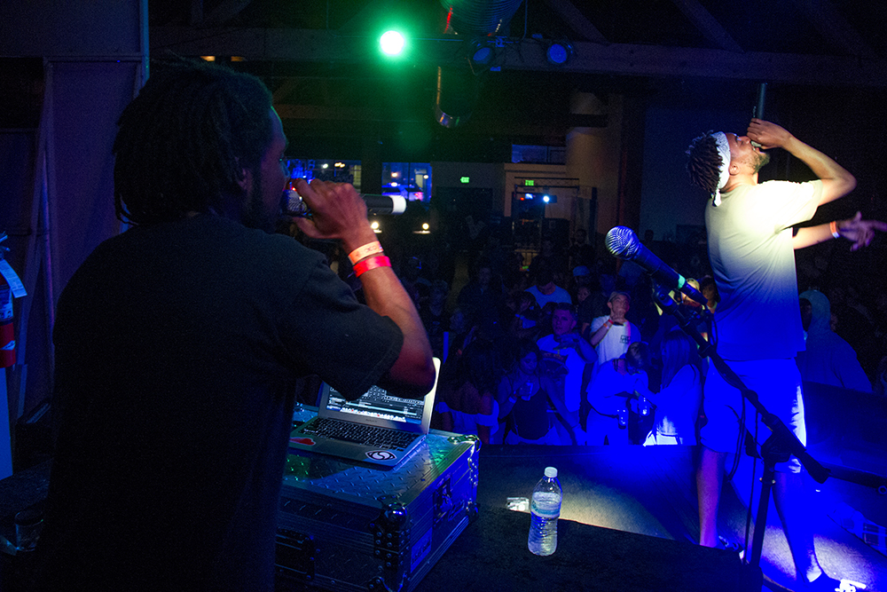 Hip hop artist Waldo on stage at Queen City Fest. Aug. 14, 2016. (Kevin J. Beaty/Denverite)
queen city fest; music; arts; concert; kevinjbeaty; denver; denverite; colorado;