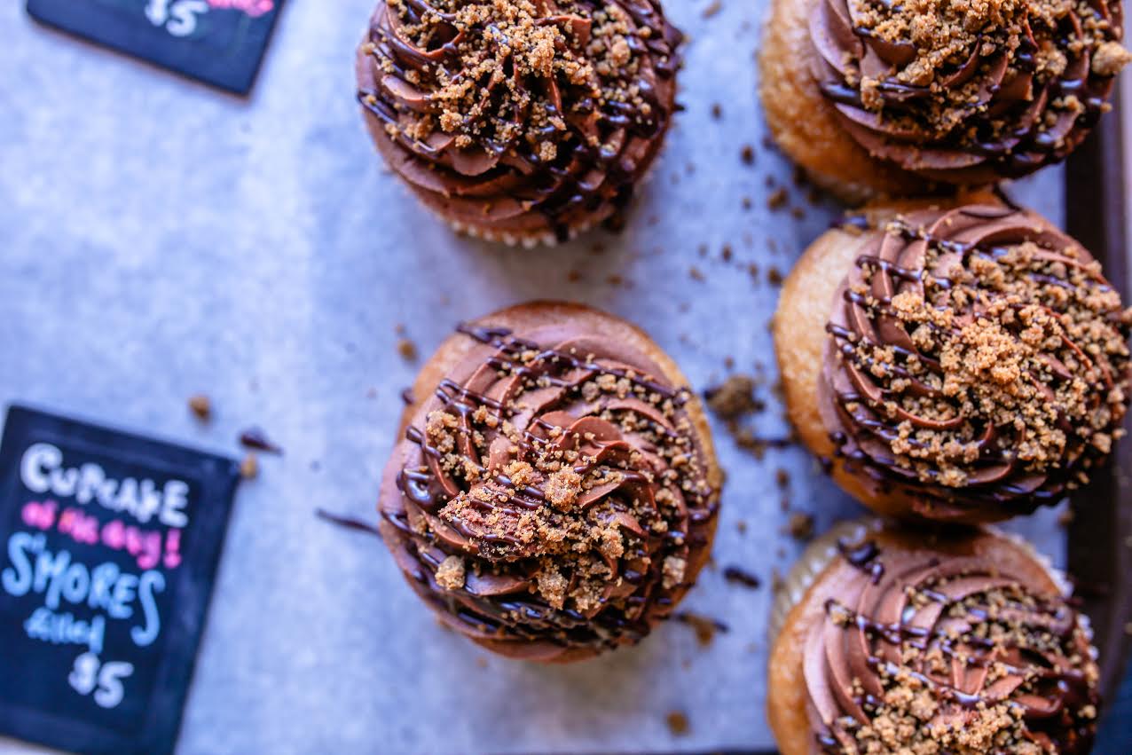 Vegan cupcakes made my Make, Believe Bakery. (Danielle Webster/City O' City)