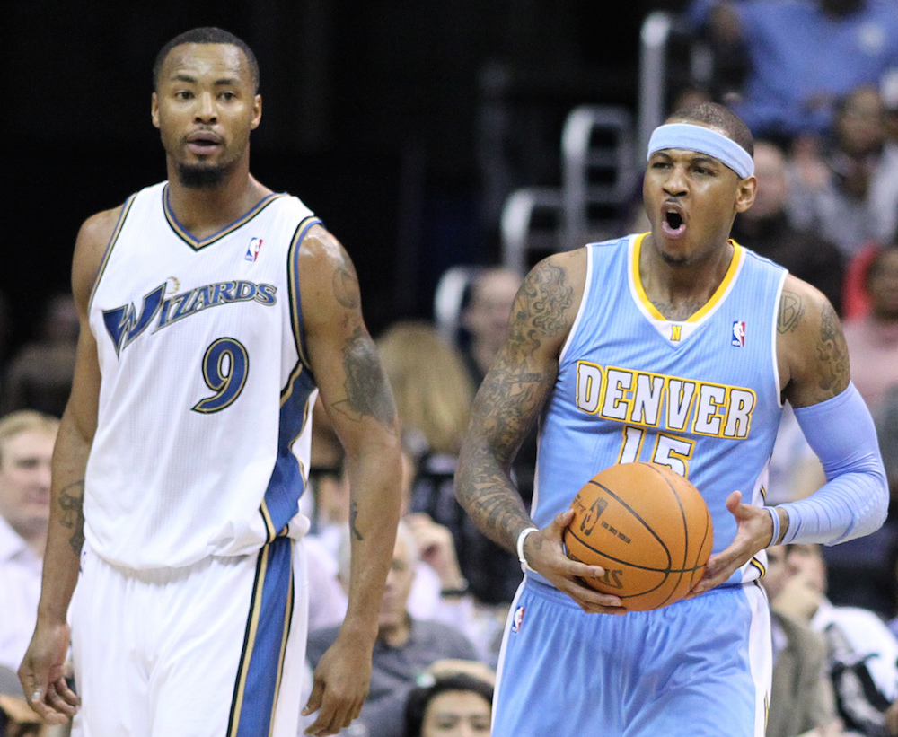 Carmelo Anthony could throw down some dunks back in the day. (Keith Allison/Flickr)