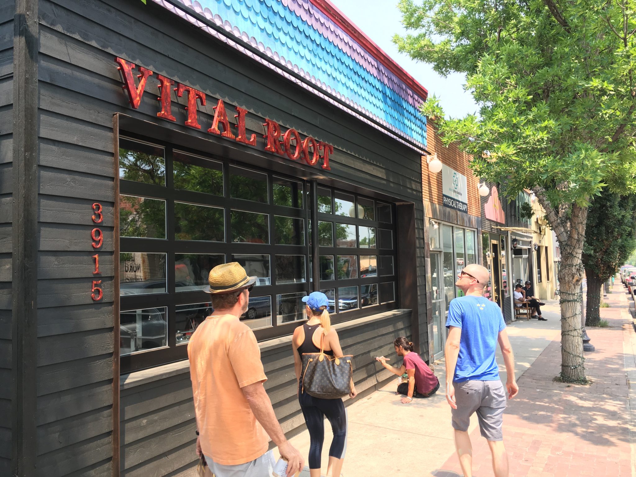 Vital Root vegetarian restaurant, pictured here just after opening in the summer of 2016. (Dave Burdick/Denverite)