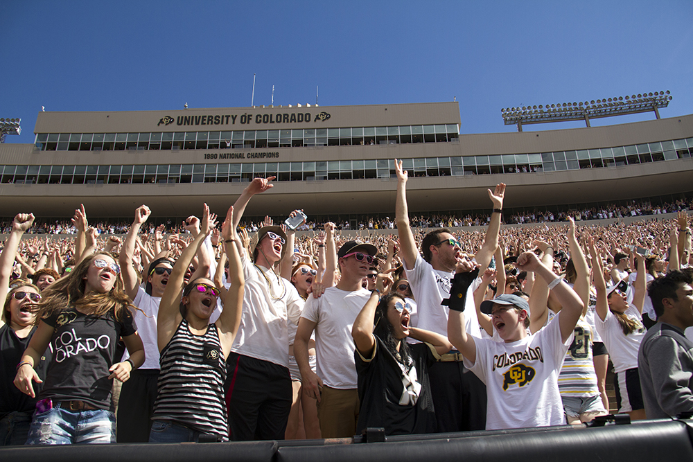CU Buffaloes vs Oregon State Beavers. Oct 1, 2016. (Kevin J. Beaty/Denverite)
cu; university of colorado; boulder; football; sports; kevinjbeaty; denverite; colorado;