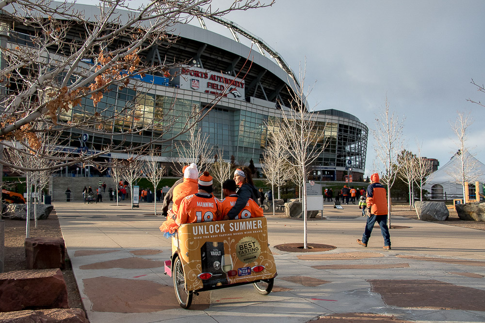 The good, the wild and the devoted of Sunday's Broncos tailgate. (Chloe Aiello/Denverite)