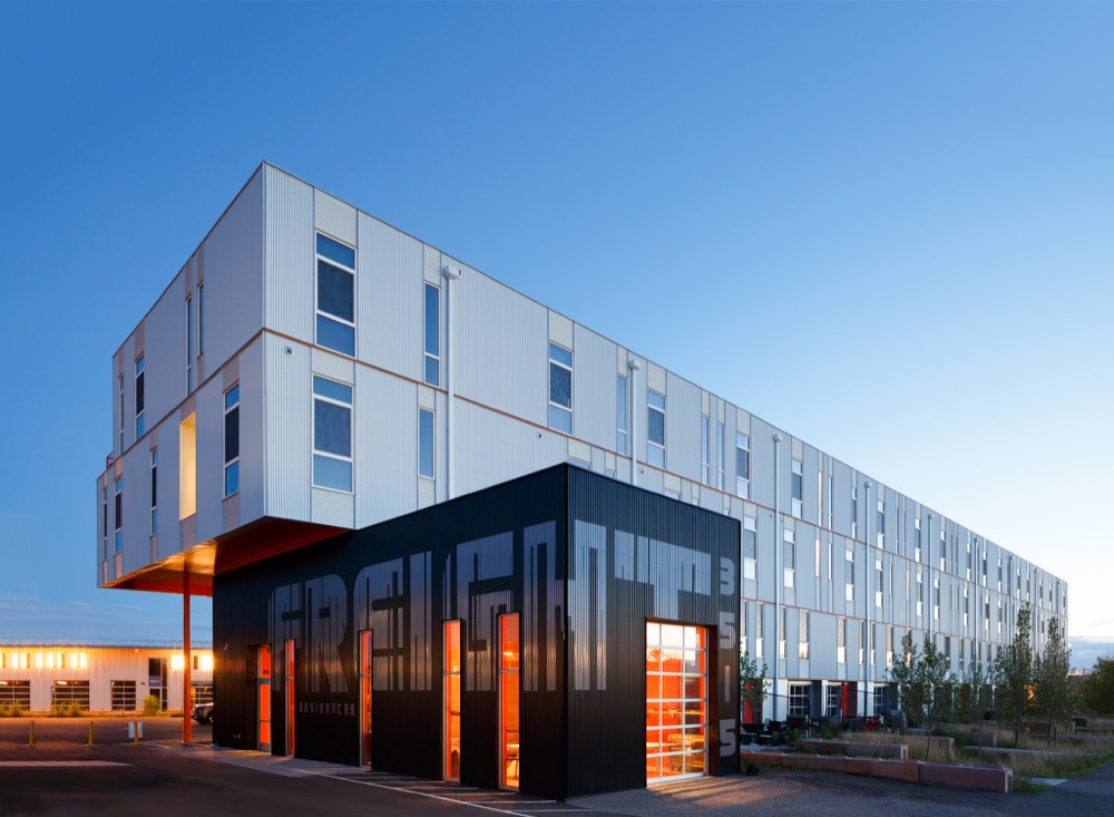 Freight Residences won an award in the "Density by Design" category of the 2016 Mayor's Design Award. (Denver CPD)