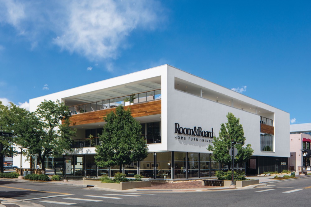 Room & Board won an award in the "Distinctive Denver" category of the 2016 Mayor's Design Award. (Denver CPD)