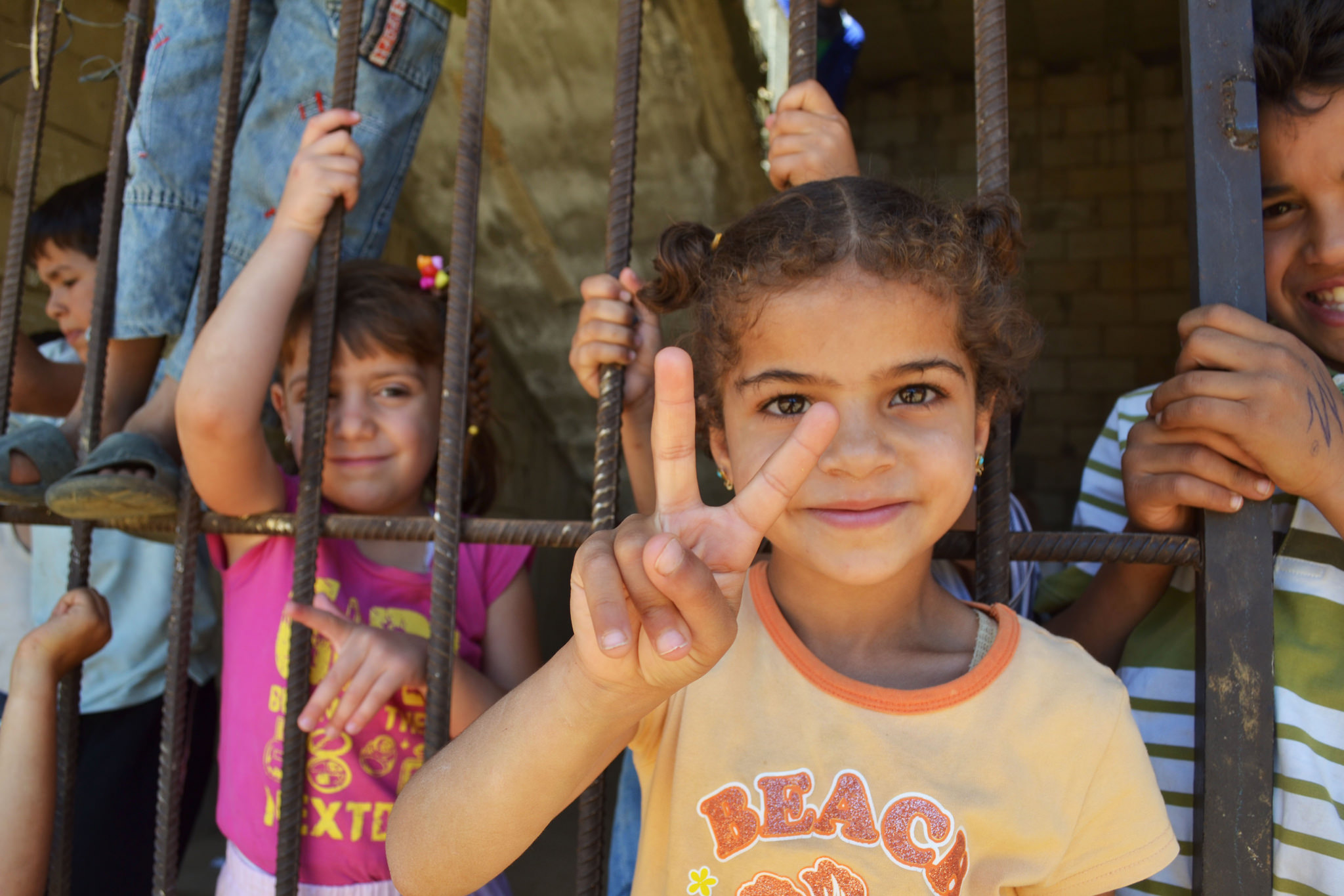 Syrian refugee children near Reyfoun. (Eoghan Rice, Trócaire/Flickr)