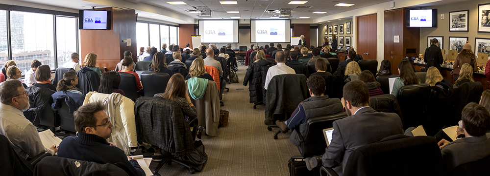 This packed classroom on immigration law is just a piece of the crowd. Those who didn't make it in here are watching remotely in other parts of the building. Feb. 24, 2017. (Kevin J. Beaty/Denverite)
denver; colorado; kevinjbeaty; denverite;