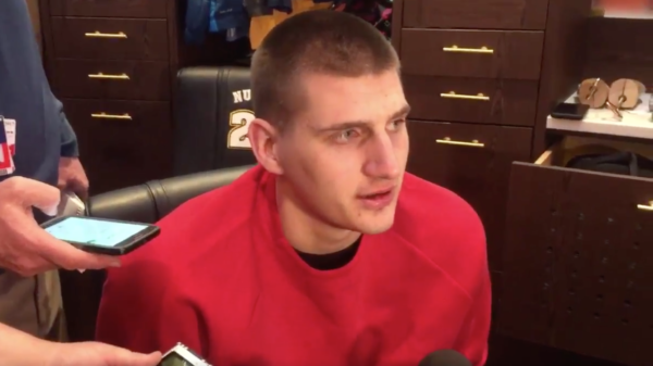 Nikola Jokic Has Funny Reaction After Reporter Informs Him About His  Triple-Double Average