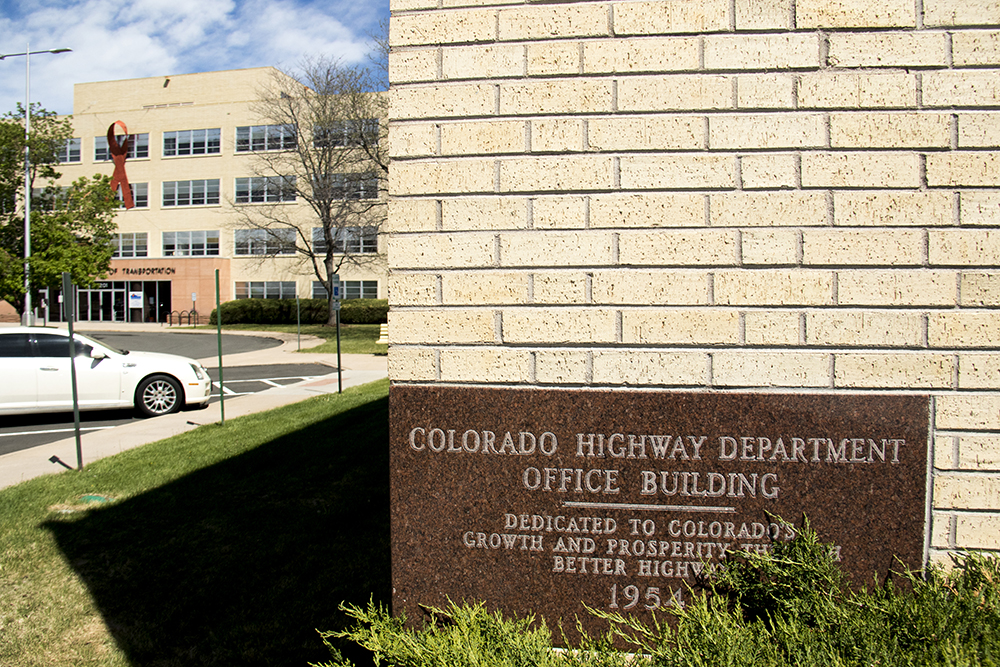 CDOT's Headquarters on Louisiana Avenue just off South Colorado Boulevard. (Kevin J. Beaty/Denverite)
denver; colorado; kevinjbeaty; denverite; cdot; virginia village; commercial real estate;