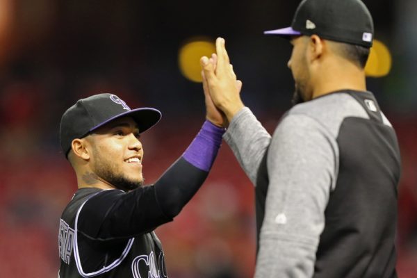 The Little Ninja hit 4 RBI in Colorado's win on Thursday. (By Aaron Doster/USA Today Sports)