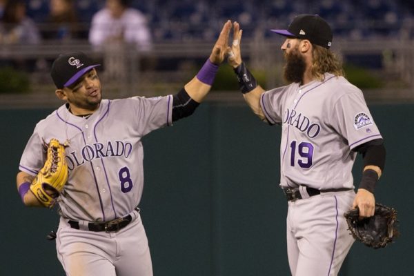 The Rockies, led by Charlie Blackmon, got another easy win over the Phillies on Tuesday. (Bill Streicher/USA Today Sports)