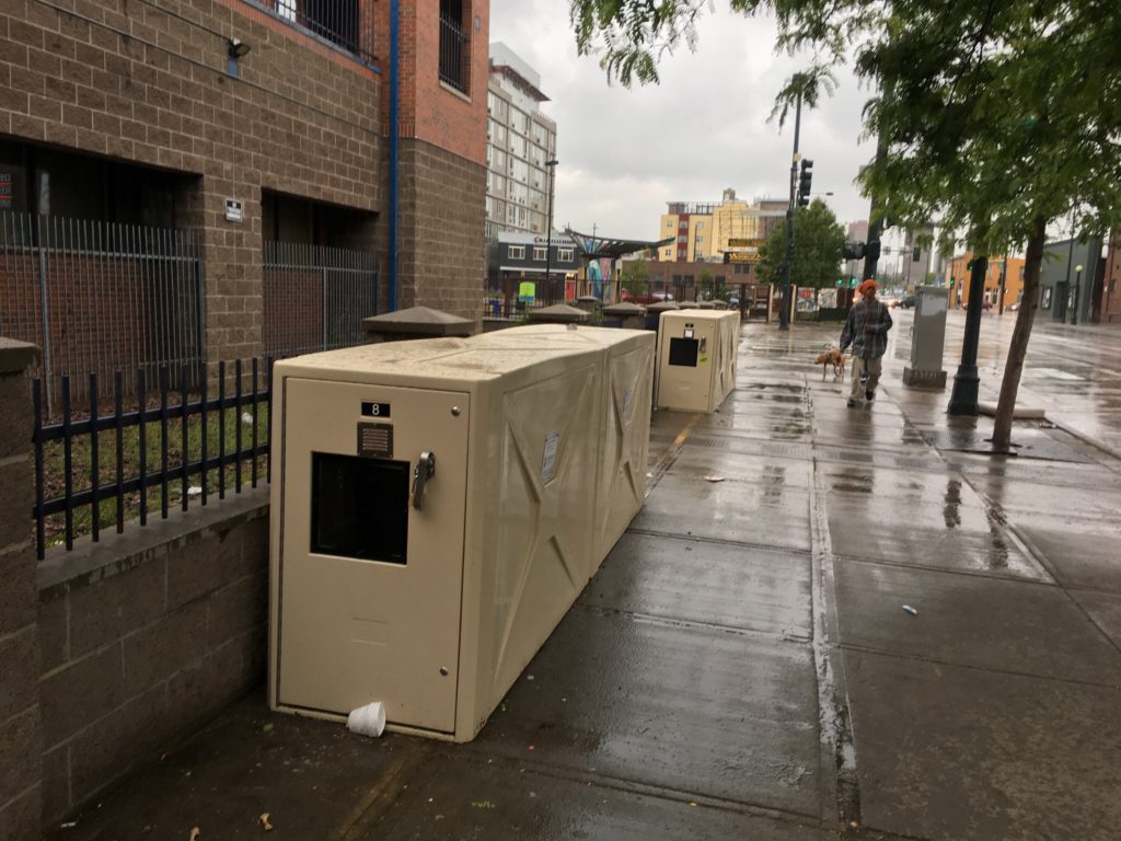 Denver tries giving homeless people a place to store their stuff