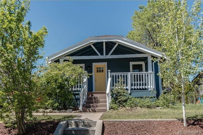 The exterior of 119 South Knox Court. (Courtesy of Redfin)