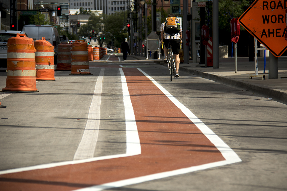 Is something blocking a bike lane in Denver? This campaign wants to know what it is Denverite