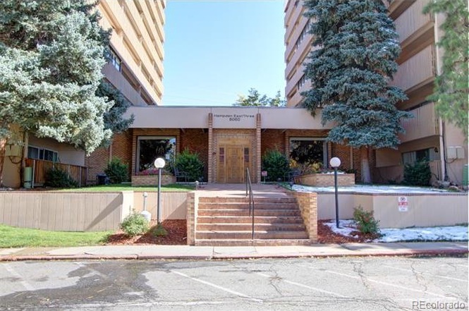 The exterior of 8060 East Girard Avenue, #719. (Courtesy of Redfin)