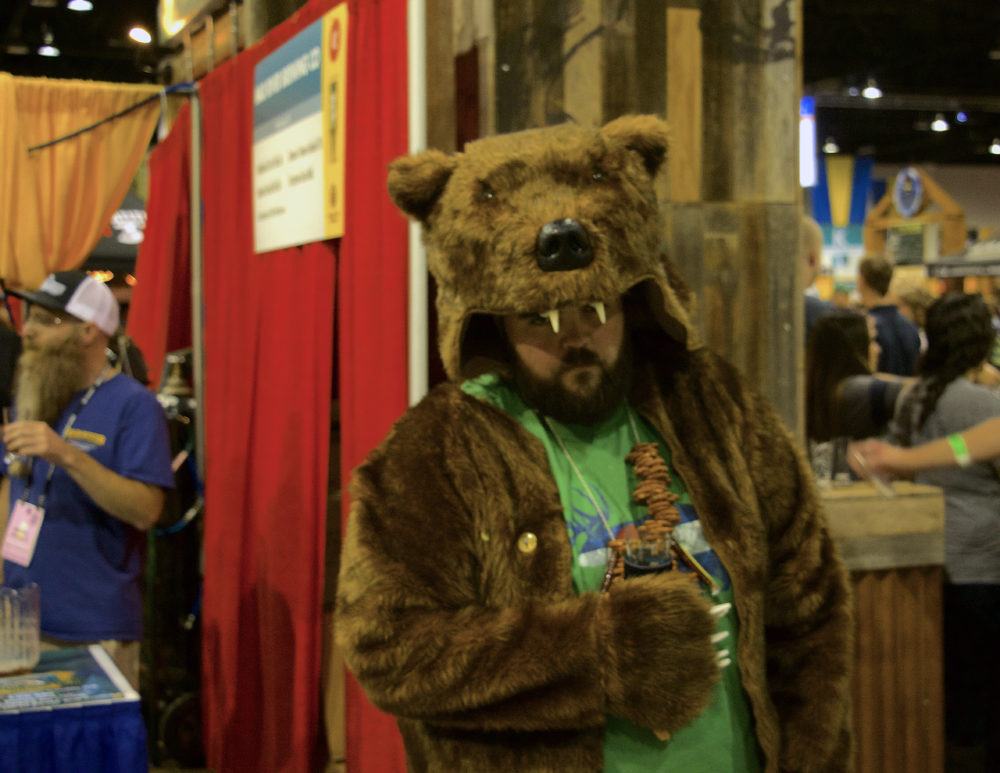 Caleb Schwinn of Denver at the Great American Beer Festival on Thursday, Oct. 5, 2017. (Paul Karolyi for Denverite)