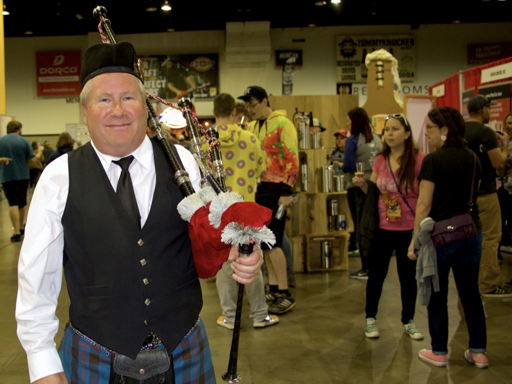 Paul Schafer of Niwot at the Great American Beer Festival on Thursday, Oct. 5, 2017. (Paul Karolyi for Denverite)