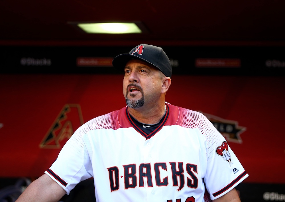 Diamondbacks coach Ariel Prieto. (Mark J. Rebilas/USA Today Sports)