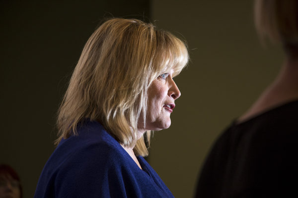 Colorado Attorney General Cynthia Coffman speaks at a Stand Up Colorado press conference, Nov. 17, 2017. (Kevin J. Beaty/Denverite) kevinjbeaty; denver; denverite; colorado;