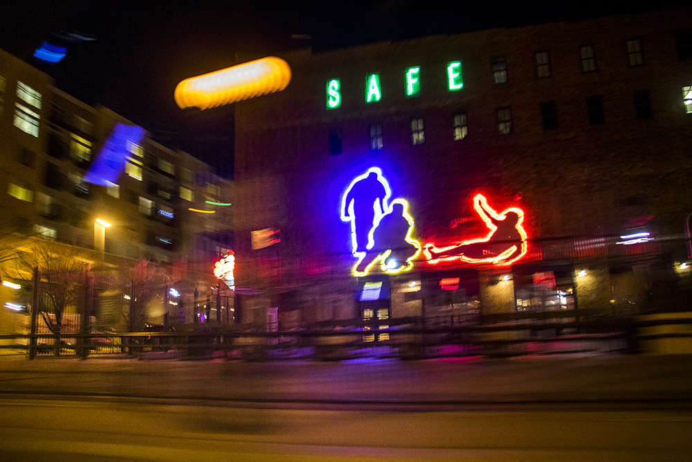 Coors Field after dark, Nov. 27, 2017. (Kevin J. Beaty/Denverite)
kevinjbeaty; denver; denverite; colorado; night; twilight; public art;