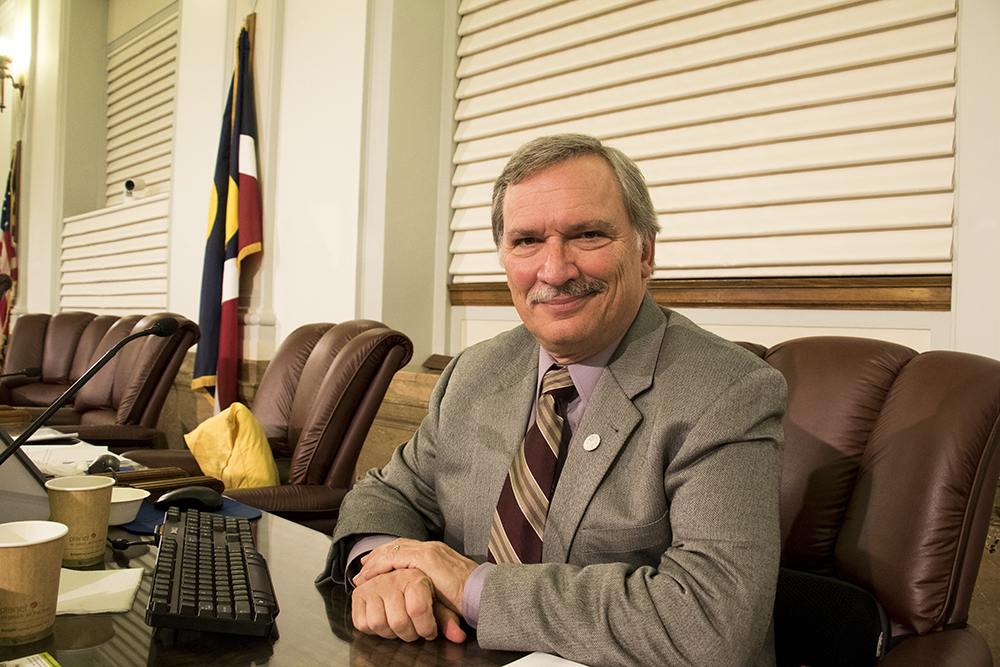 Kevin Flynn, Denver City Council, Feb. 12, 2018. (Kevin J. Beaty/Denverite)