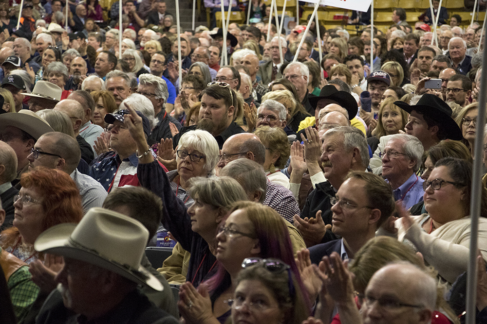 The 2018 Republican State Assembly on the campus of the University of Colorado Boulder, April 14, 2018. (Kevin J. Beaty/Denverite)
copolitics; boulder; colorado; election; politics; kevinjbeaty; denverite;
