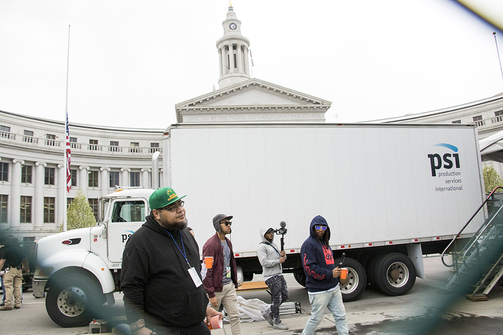 Lil Jon approaches the stage during Denver's 2018 Mile High 420 Festival, April 20, 2018. (Kevin J. Beaty/Denverite)
420; stoner; denver; denverite; colorado; kevinjbeaty;