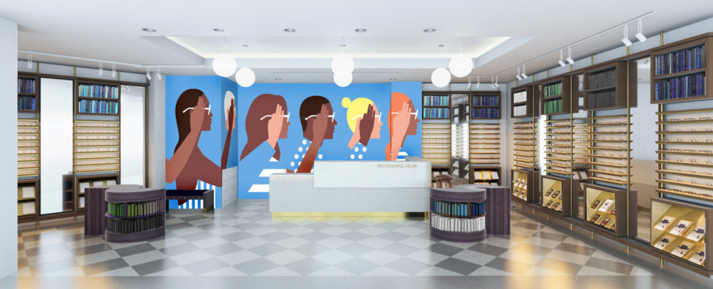 Rendering of the Cherry Creek Warby Parker. (Courtesy of Derris)