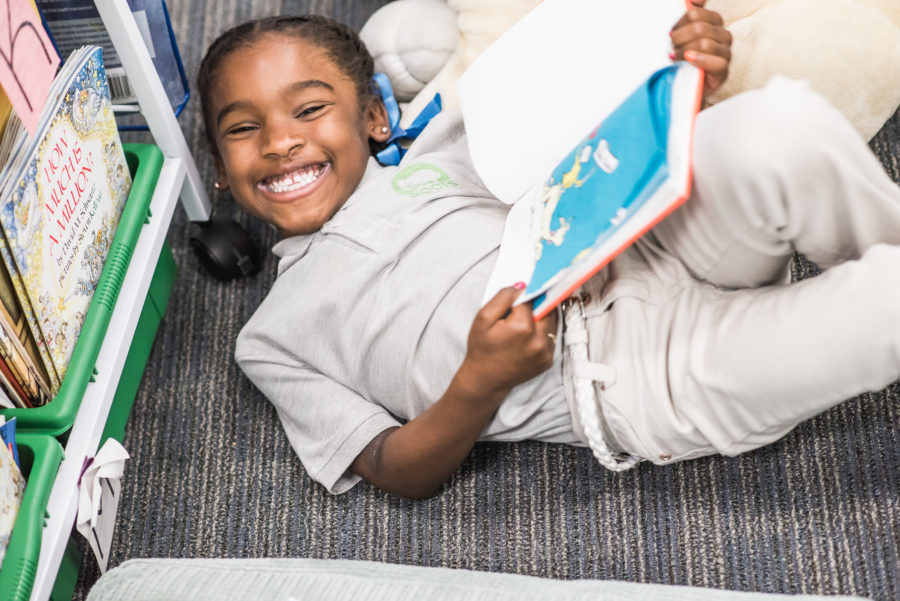 A student at Roots Elementary in Denver. (Courtesy of Roots Elementary)