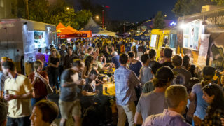First Friday on Santa Fe Drive, Aug. 3, 2018. (Kevin J. Beaty/Denverite)