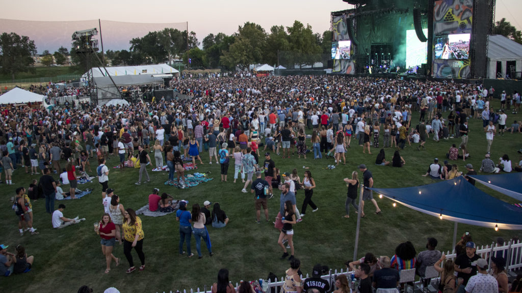 Miguel plays Grandoozy at Overland Golf Course, Sept. 14, 2018. (Kevin J. Beaty/Denverite)