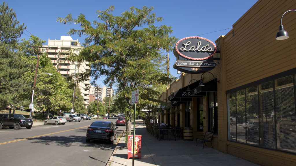 Lala's Wine Bar and Pizzeria on 7th Avenue, Sept. 14, 2018. (Kevin J. Beaty/Denverite)