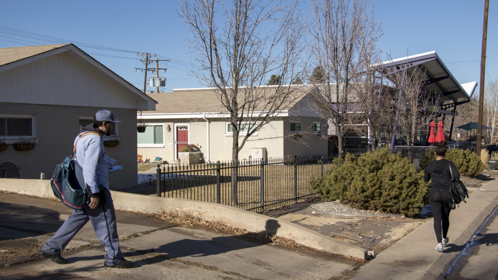 Holly Street in Hilltop, Jan. 4, 2018. (Kevin J. Beaty/Denverite)