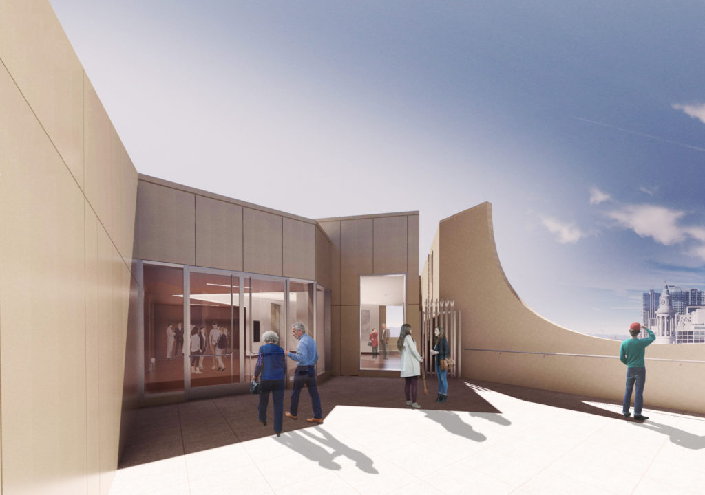 A rendering of a new roof deck coming to the Denver Art Museum. (Courtesy Denver Art Museum)