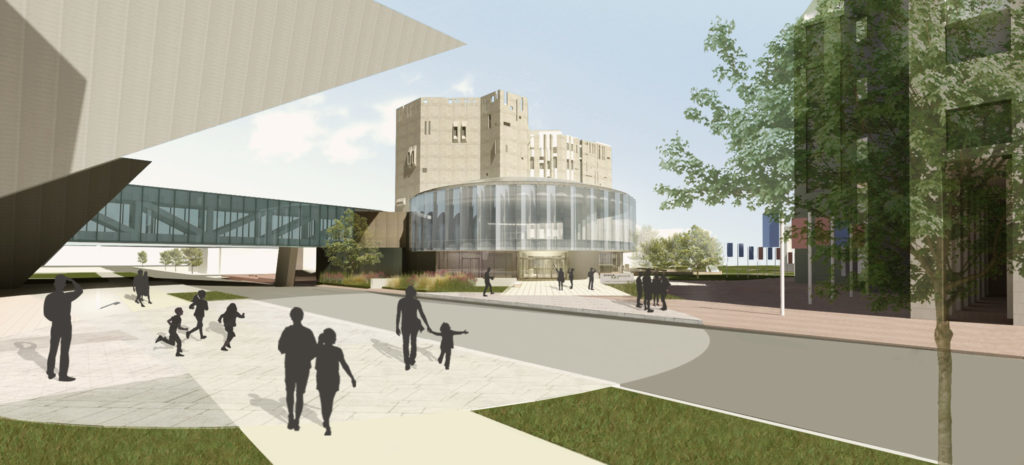 A rendering of the Denver Art Museum's new North Building. (Courtesy of Denver Art Museum)