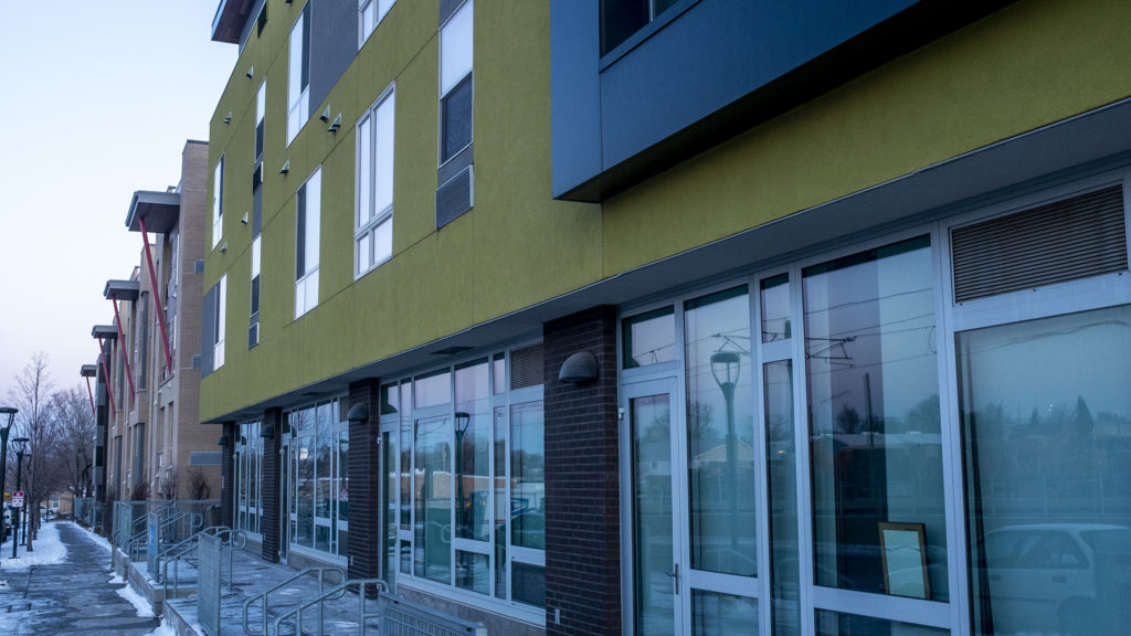Affordable housing at Larimer Station Crossing, Lakewood, Feb. 20, 2019. (Kevin J. Beaty/Denverite)